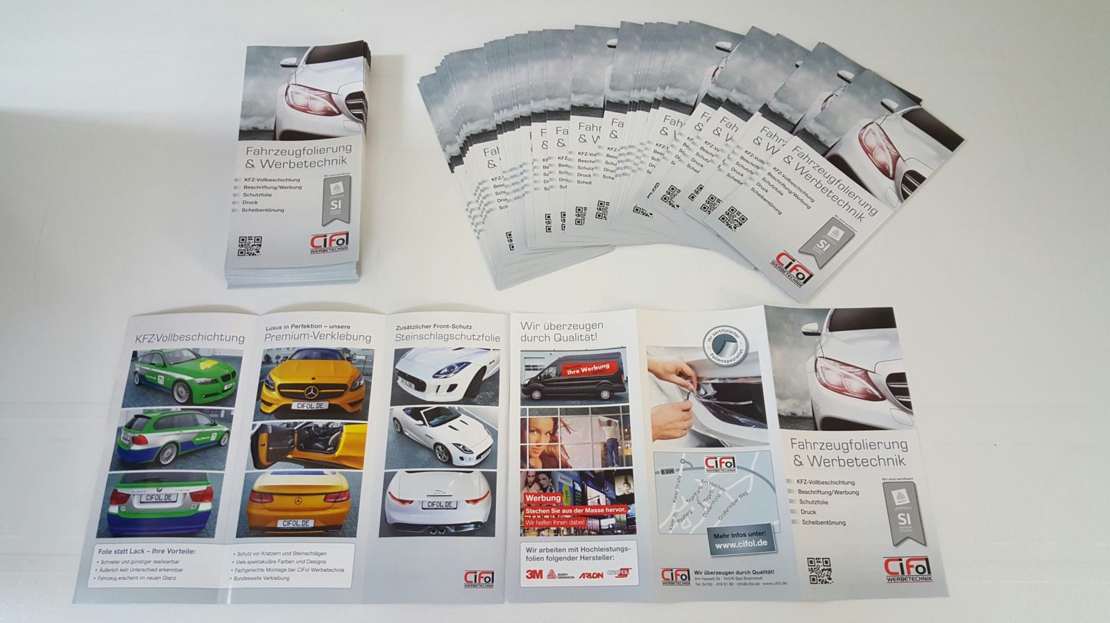 Unsere neuen Faltflyer sind eingetroffen! Unsere neuen Faltflyer sind eingetroffen!