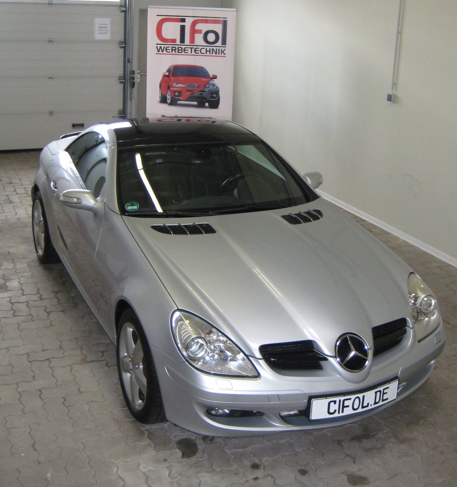 Mercedes-Benz SLK Teilfolierung Mercedes-Benz SLK Teilfolierung